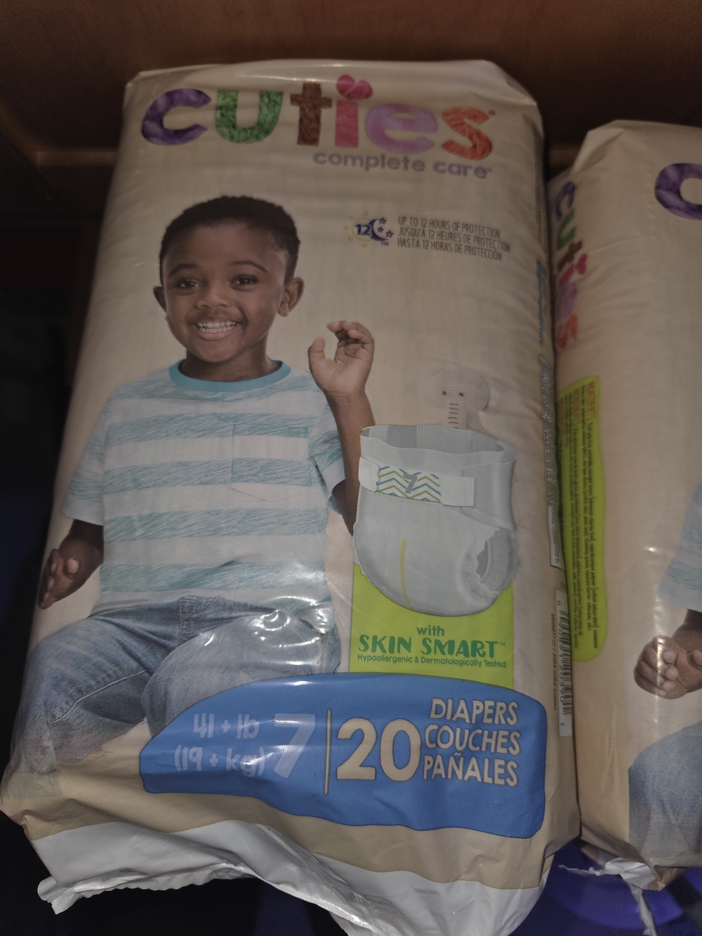 4 Packs Of Size 7 Diapers